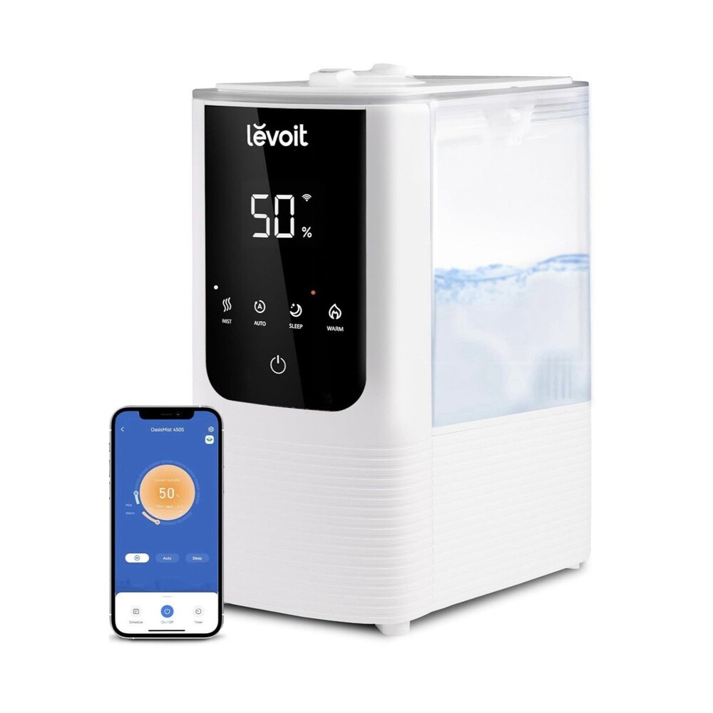 Levoit Oasis Mist Humidifier With Warm And Cool Mist Auto Settings New In Box